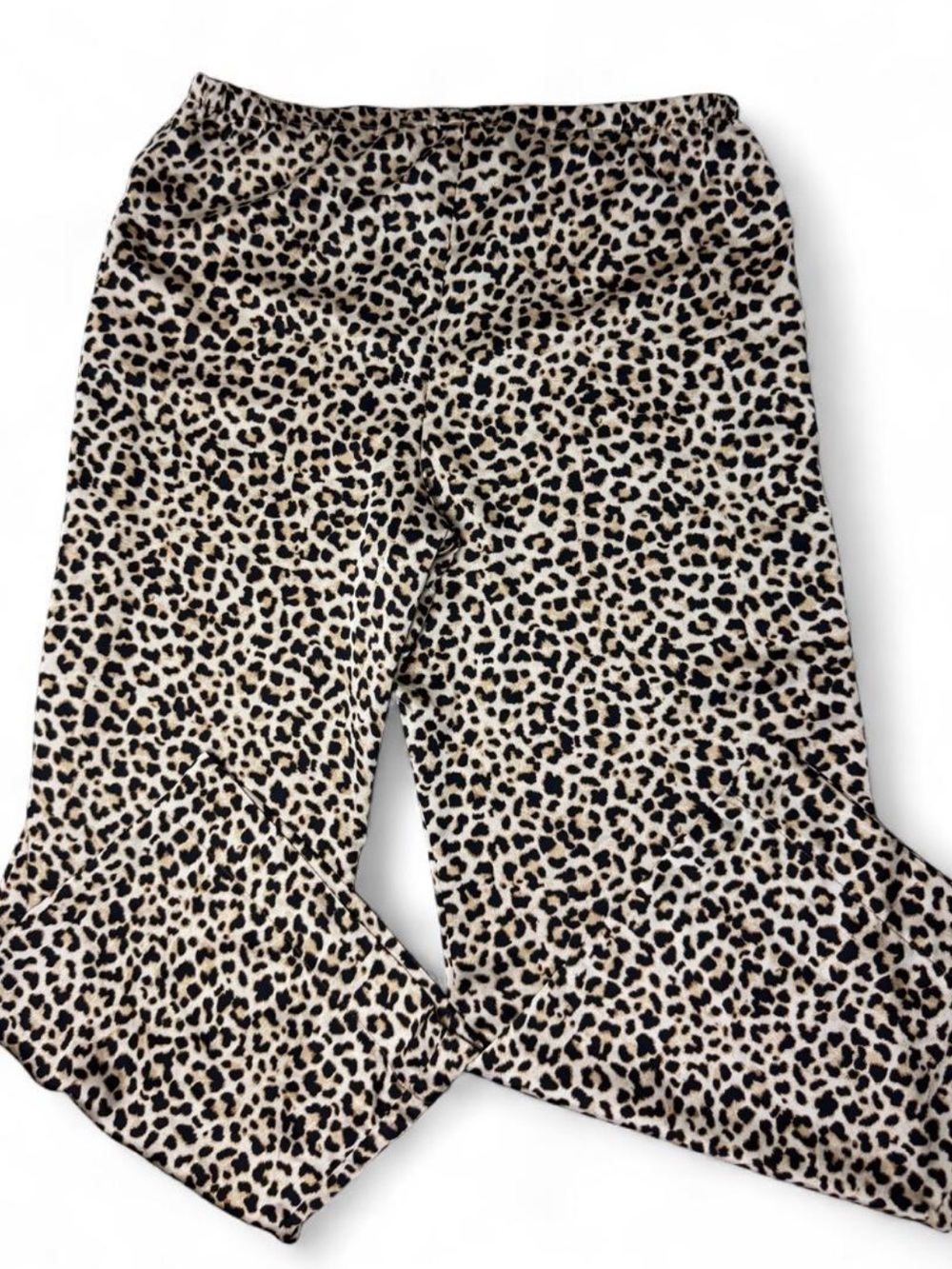 Leopard Print Wide Leg Satin Pants by A New Day